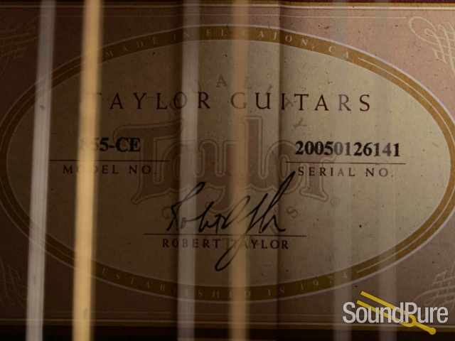 Taylor 855-CE 12-String Guitar #20050126141 - Used — image 4