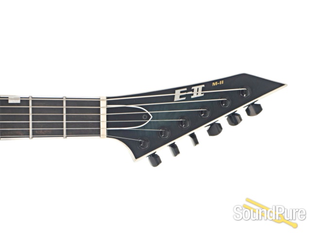 ESP E-II M-II HT Mercury Blue Burst Guitar #ES9585253 — image 8