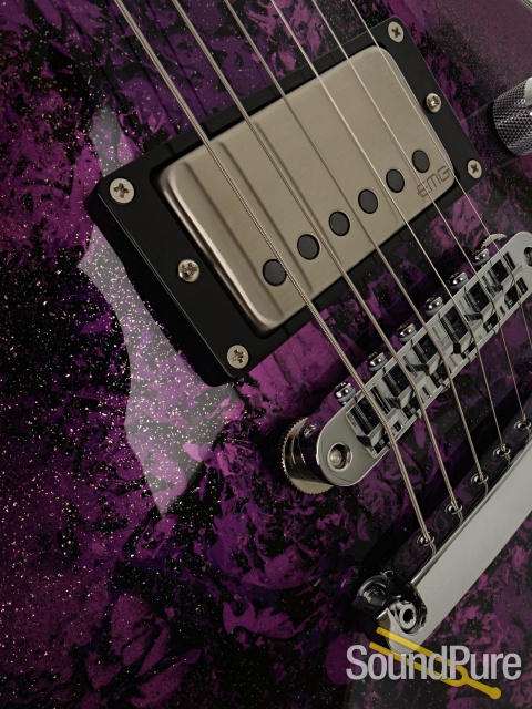 ESP Eclipse Custom Purple Peel Guitar #E5341252 — image 9