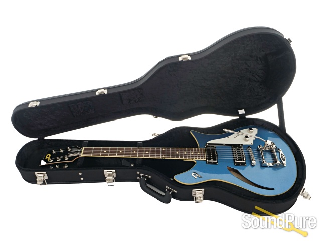 Duesenberg Double Cat Guitar Catalina Blue #221725 - Used — image 6