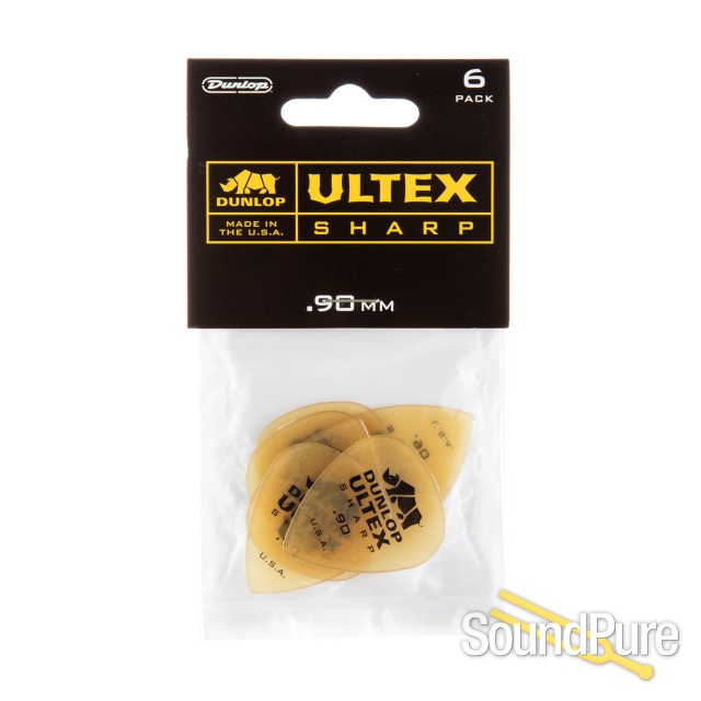 Dunlop 433P.90 Ultex Sharp Guitar Pick - 6 Pack — image 2