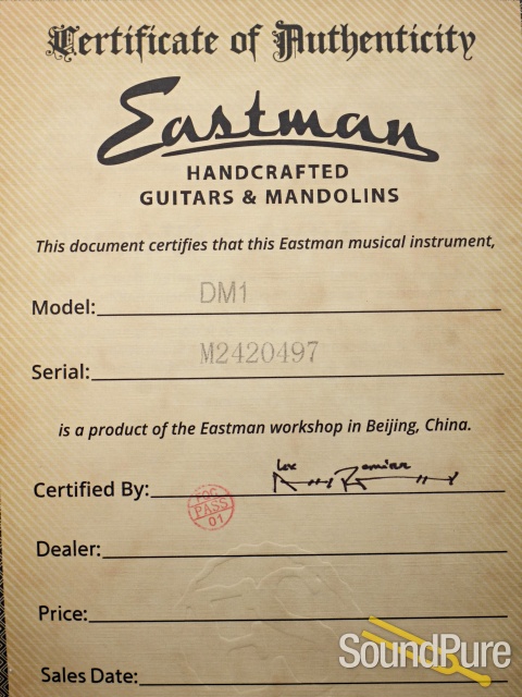 Eastman DM1 Gypsy Jazz Guitar #M2420497 — image 5