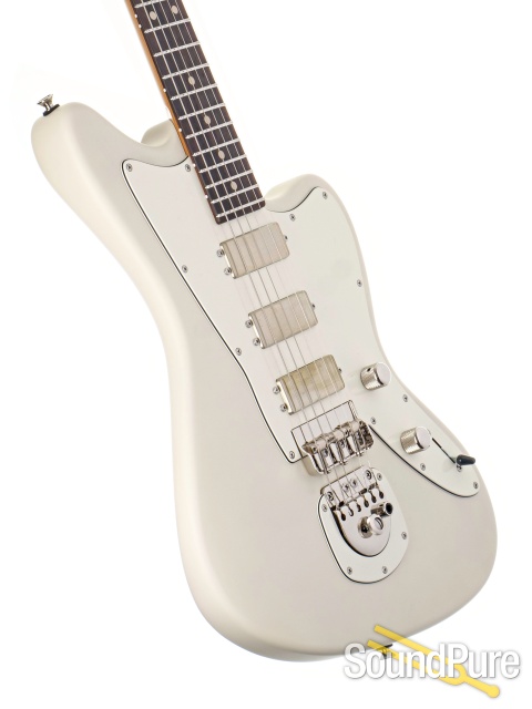 Anderson Raven Classic Satin Olympic White Guitar #06-22-26P — image 2