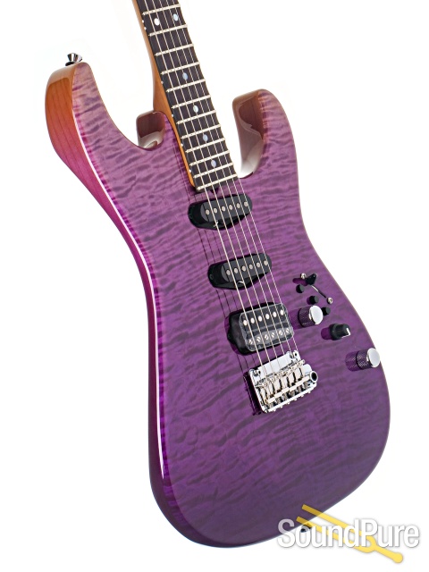 Tyler Studio Elite HDX Amethyst Fade Guitar #26380 — image 2