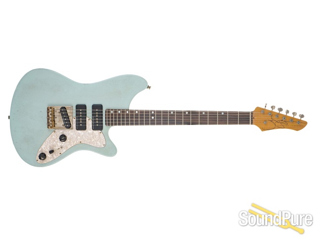 John Page DL Sonic Blue Guitar #CG0030 — image 4