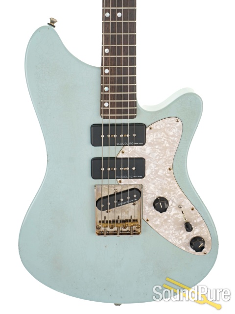 John Page DL Sonic Blue Guitar #CG0030