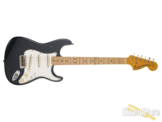Fender CS LE '69 Black Stratocaster Guitar #CZ567108 - Used — image 4
