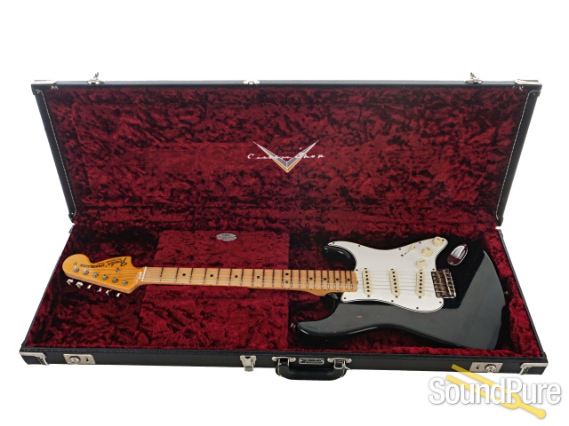 Fender CS LE '69 Black Stratocaster Guitar #CZ567108 - Used — image 5