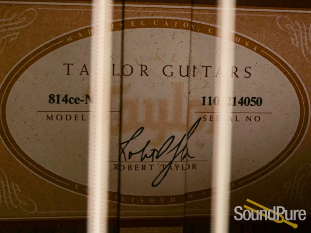 Taylor 814CE-N Nylon Guitar #1103214050 - Used — image 4
