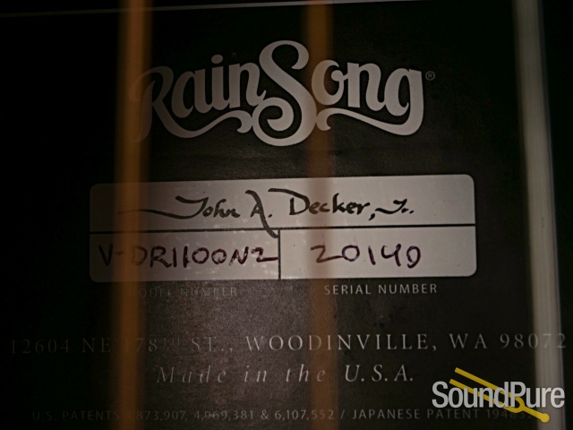 RainSong V-DR1100N2 Guitar #20140 - Used — image 7