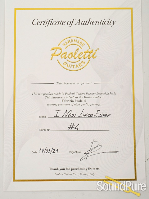 Paoletti I Nodi Leonardo 500 Guitar #4 of 10 - Used — image 12
