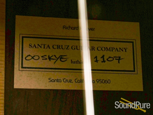 Santa Cruz 00-Skye Guitar #1107 - Used — image 9