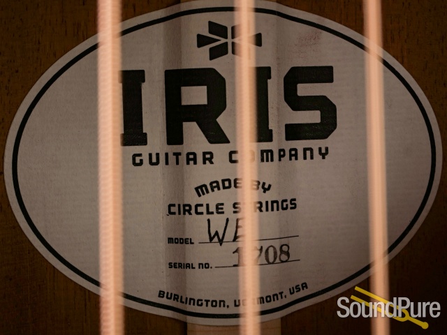 Iris WE Tobacco Burst Guitar #1708 — image 5