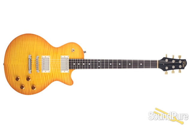 Tuttle Carve Top Standard Ice Tea Burst Guitar #16 - Used — image 7