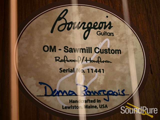 Bourgeois OM Sawmill Custom Guitar #11441 — image 9