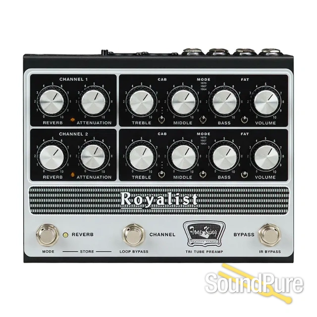 Tone King Royalist Tri-Tube Preamp Pedal