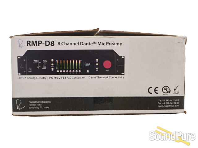 Rupert Neve Designs RMP-D8 8-channel Dante Mic Preamp - Used — image 2