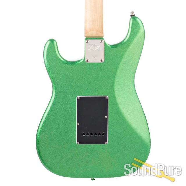 Tuttle Tuned S Green Sparkle Electric Guitar #680 - Used — image 7
