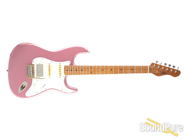TMG Custom Dover Burgundy Mist Electric Guitar #5011921-Used — image 2