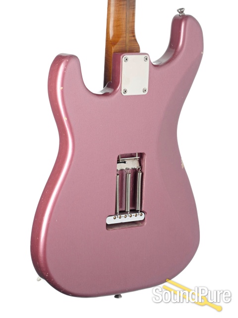 TMG Custom Dover Burgundy Mist Electric Guitar #5011921-Used — image 3