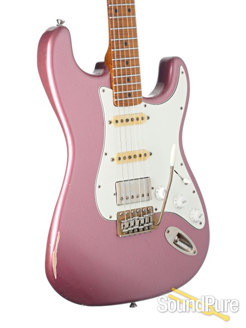 TMG Custom Dover Burgundy Mist Electric Guitar #5011921-Used — image 5