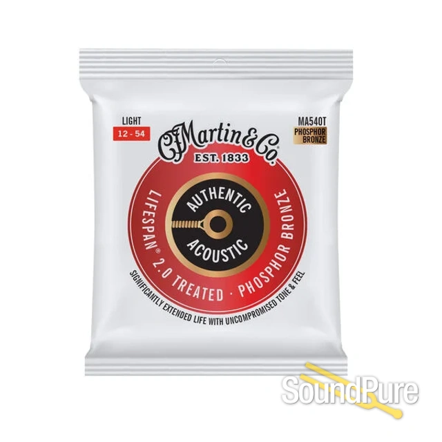 Martin Authentic Acoustic Lifespan® 2.0 Guitar Strings 12-54