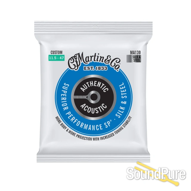 Martin Authentic Acoustic SP® Guitar Strings Silk & Steel