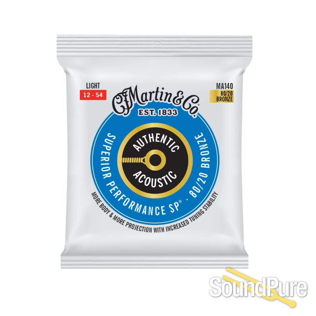 Martin Authentic Acoustic SP® Strings 80/20 Bronze - Light