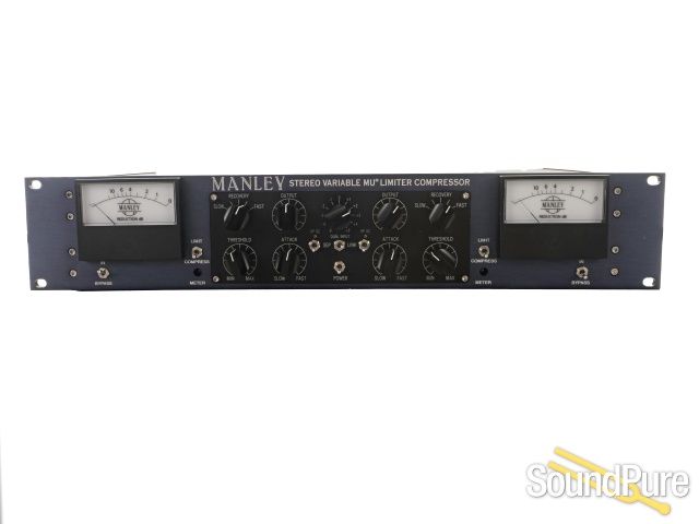 Manley Stereo Variable Mu Limiter Compressor w/ HPF - Used