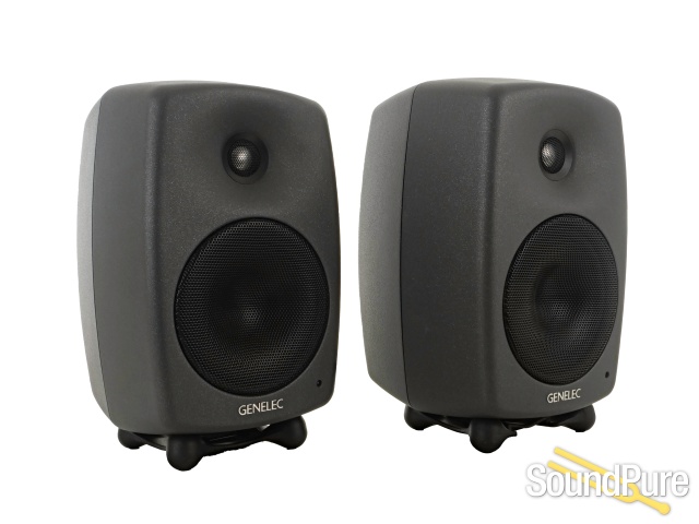 Genelec 8330APM 5" Studio Monitor Pair Dark Grey - Used — image 2
