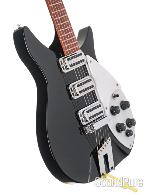Rickenbacker 350 V63 Liverpool Jetglo Guitar #18529 - Used — image 2