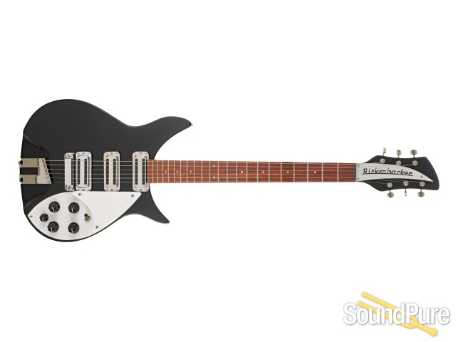 Rickenbacker 350 V63 Liverpool Jetglo Guitar #18529 - Used — image 6