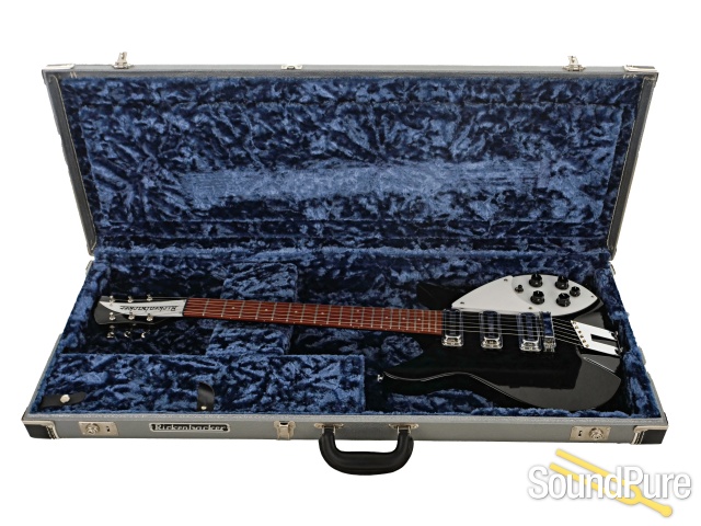 Rickenbacker 350 V63 Liverpool Jetglo Guitar #18529 - Used — image 7