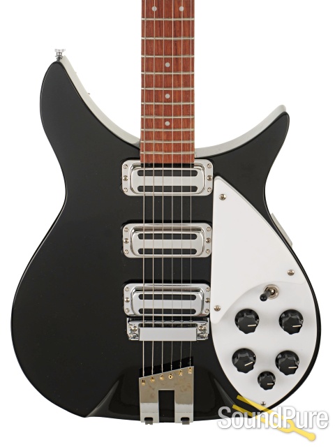 Rickenbacker 350 V63 Liverpool Jetglo Guitar #18529 - Used
