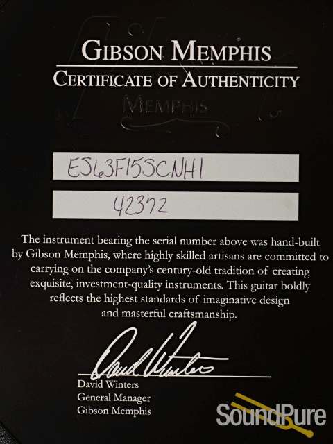 Gibson ES-335 ES63F15 SC NH1 Guitar #42732 - Used — image 7
