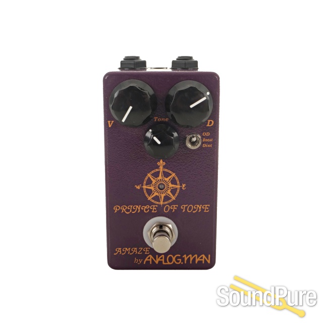 Analogman Prince of Tone Overdrive Pedal #20245-P10987 -Used