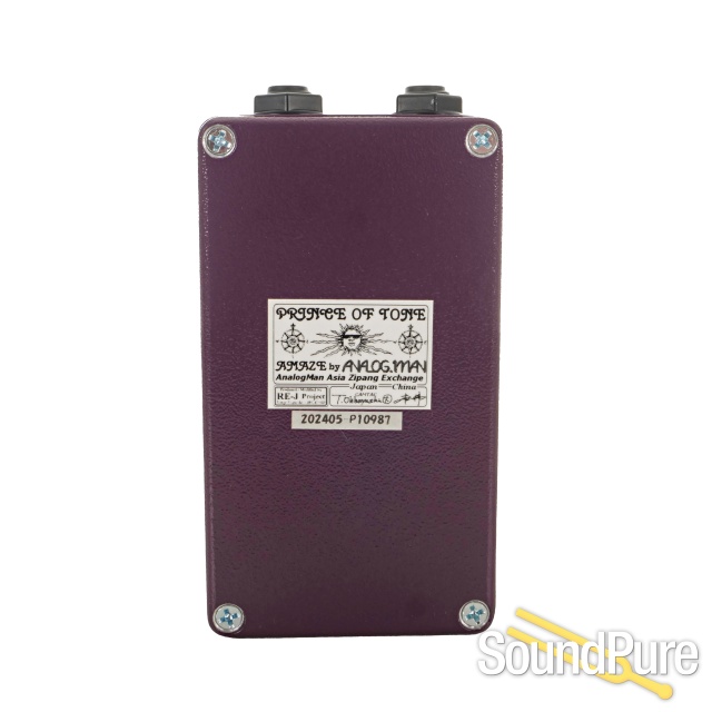 Analogman Prince of Tone Overdrive Pedal #20245-P10987 -Used — image 5