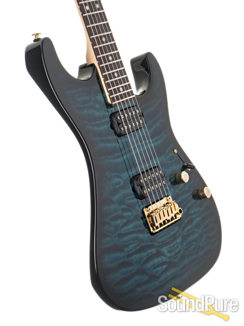 Suhr Standard Thin Burst LE Teal Guitar #89612 - Used — image 6