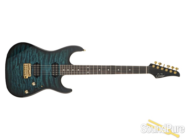 Suhr Standard Thin Burst LE Teal Guitar #89612 - Used — image 7
