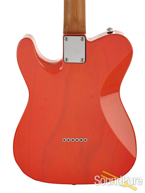 Suhr Classic T Custom Trans Fiesta Red Guitar #89013 - Used — image 4