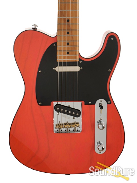 Suhr Classic T Custom Trans Fiesta Red Guitar #89013 - Used