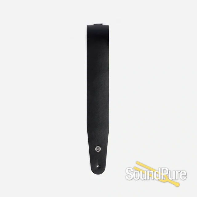 D'Addario Deluxe Leather Guitar Strap - Black — image 2