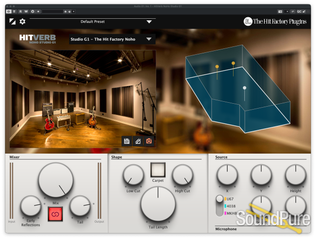 The Hit Factory HitVerb NoHo Studio G1 Reverb Plugin — image 1