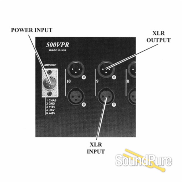 API Audio 500VPR 10 space 500 Series Rack w/ Switching PSU — image 2