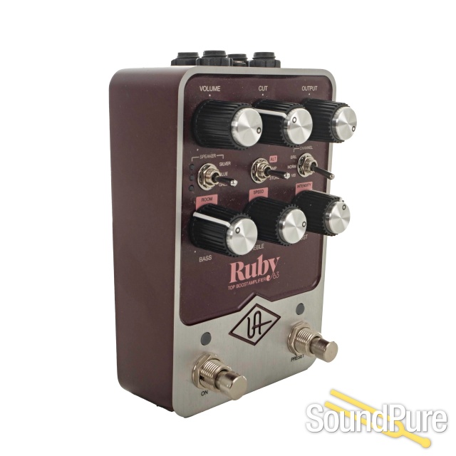 Universal Audio Ruby '63 Top Boost Amplifier Pedal - Used — image 2
