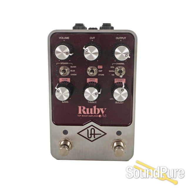 Universal Audio Ruby '63 Top Boost Amplifier Pedal - Used