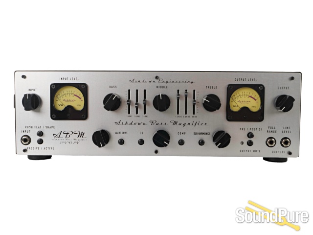 Ashdown ABM600 Dual VU Meter 600W Bass Amp Head - Used — image 1