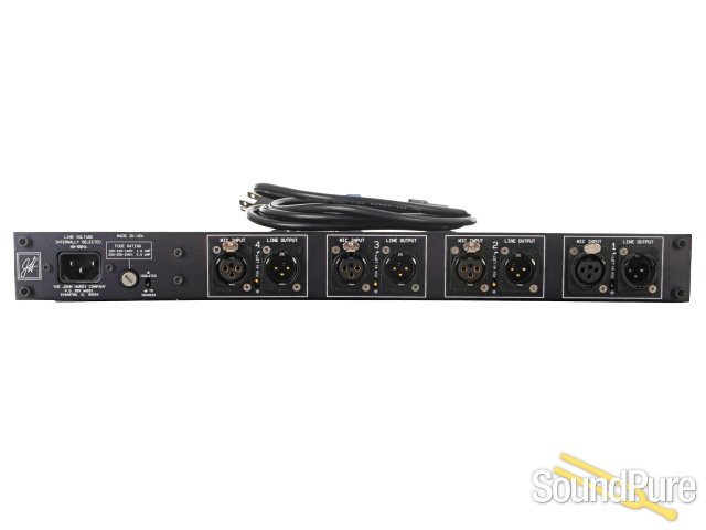 John Hardy M-1 Microphone Preamplifier, 4 Channel - Used — image 3