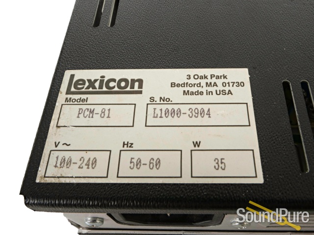 Lexicon PCM 81 Vintage Reverb and Effects Processor - Used — image 3