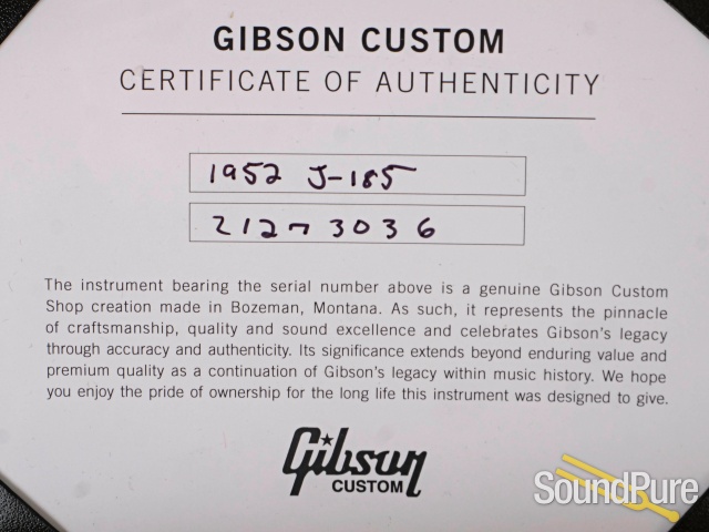 Gibson Custom Shop ‘52 J-185 Reissue Guitar #21273036 - Used — image 5
